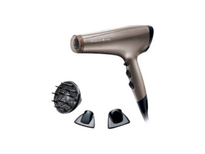 Remington | Hair Dryer | AC8002 | 2200 W | Number of temperature settings 3 | Ionic function | Diffuser nozzle | Brown/Black