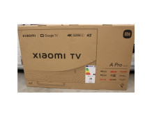 Xiaomi | A Pro | 43" (108 cm) | Smart TV | Google TV | 4K UHD | Black | DAMAGED PACKAGING, SCRATCHED ON FRAME, REMOTE CONTROL AN