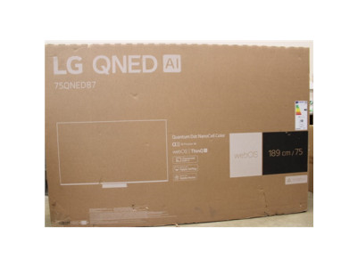 LG | QNED AI QNED87 4K TV | 75QNED87T3B | 75 | Smart TV | webOS24 | UHD | DAMAGED PACKAGING