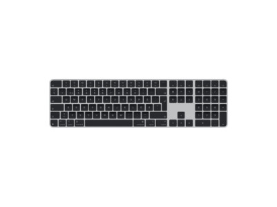 Apple Magic Keyboard with Touch ID and Numeric Keypad for Mac models with Apple silicon - Swedish - Black Keys | Apple