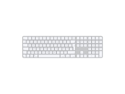 Apple Magic Keyboard with Touch ID and Numeric Keypad for Mac models with Apple silicon - Swedish - White Keys | Apple