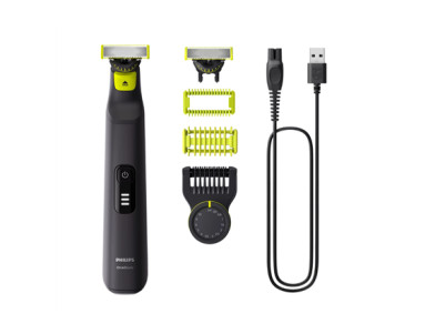 Philips Face and Body Shaver | QP6542/15 OneBlade Pro 360 | Operating time (max) 90 min | Wet & Dry | Lithium Ion | Black