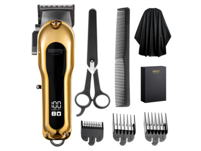 Camry Hair clipper with LCD display | CR 2844 | Cordless | Number of length steps 4 | Gold