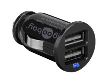 Twin USB Car Charger (2x USB) | Goobay | Goodbay Dual USB car charger 2,1A | 5 V