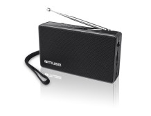 Muse | M-030R | 2-band portable radio | Black