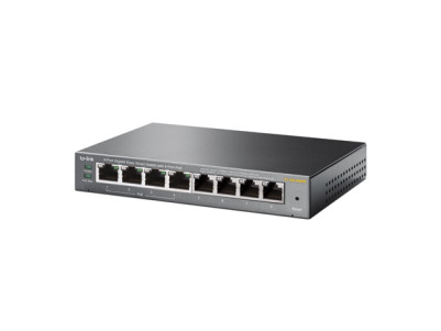 TP-LINK | Smart Switch | TL-SG108PE | Web Managed | Desktop | Gigabit Ethernet (copper) ports quantity 4 | PoE+ ports quantity 4