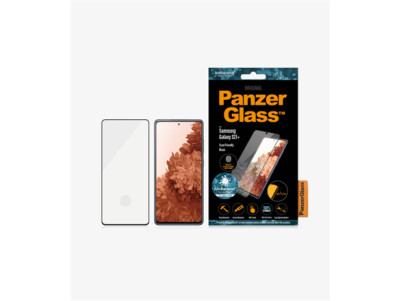 PanzerGlass | Samsung | Galaxy S21+ Series | Antibacterial glass | Black | Case Friendly, Compatible with the in-screen fingerpr