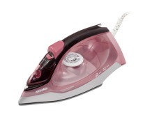 Mesko | Iron | MS 5028 | Steam Iron | 2600 W | Continuous steam 35 g/min | Steam boost performance 60 g/min | Pink/Grey