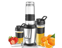 Adler | Blender | AD 4081 | Tabletop | 800 W | Jar material BPA Free Plastic | Jar capacity 0.4 + 0.57 L | Ice crushing | Black/