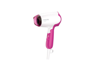 Philips | Hair Dryer | BHD003/00 | 1400 W | Number of temperature settings 2 | White/Pink