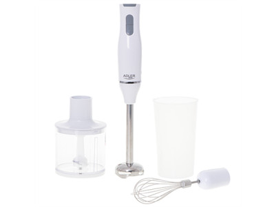 Adler | Hand blender set | AD 4620 | Hand Blender | 800 W | Number of speeds 2 | Chopper | White