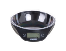 Mesko | Kitchen scale with a bowl | MS 3164 | Maximum weight (capacity) 5 kg | Graduation 1 g | Display type LCD | Black