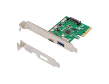 Digitus | PCIe card, USB-C 3.1 Gen 2, 10Gpbs, USB-A 3.1 | DS-30225