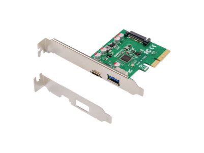 Digitus | PCIe card, USB-C 3.1 Gen 2, 10Gpbs, USB-A 3.1 | DS-30225