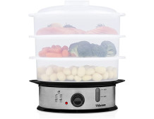 Tristar | Food Steamer | VS-3914 | Silver | 1200 W | Capacity 11 L | Number of baskets 3