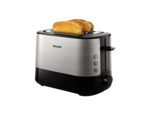 Philips | Toaster | HD2637/90 Viva Collection | Number of slots 2 | Housing material Metal/Plastic | Black