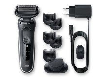 Braun | Shaver | 51-W1500s | Operating time (max) 50 min | Wet & Dry | Black/White