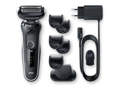 Braun | Shaver | 51-W1500s | Operating time (max) 50 min | Wet & Dry | Black/White