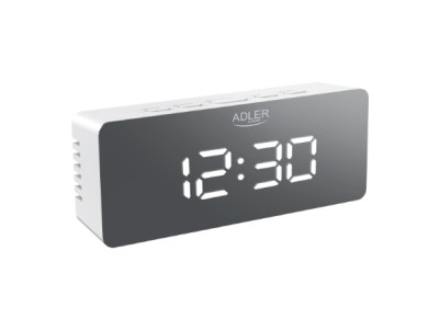 Adler | Alarm Clock | AD 1189W | Alarm function | White