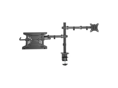 Digitus | Desk Mount | DA-90436 | Tilt, swivel, height adjustment, rotate | Maximum weight (capacity) 9 kg | Black