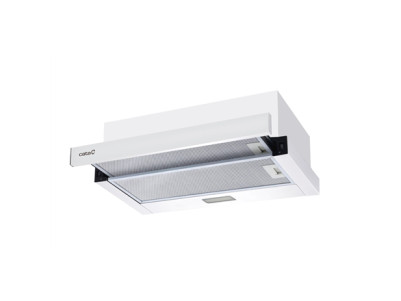 CATA | Hood | TFB-5160 WH | Telescopic | Energy efficiency class C | Width 59.5 cm | 300 m /h | Mechanical | CSLED | White