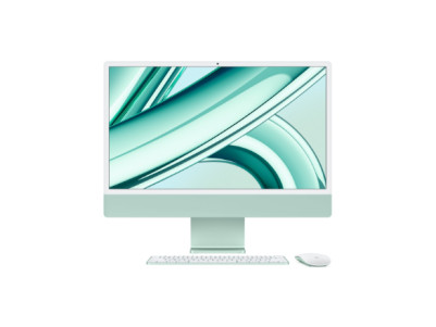 Apple iMac 24 4.5K Retina, Apple M3 8C CPU, 10C GPU/8GB/512GB SSD/Green/INT | Apple