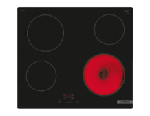 Bosch Hob | PKE61RBA2E | Electric | Number of burners/cooking zones 4 | Touch | Timer | Black