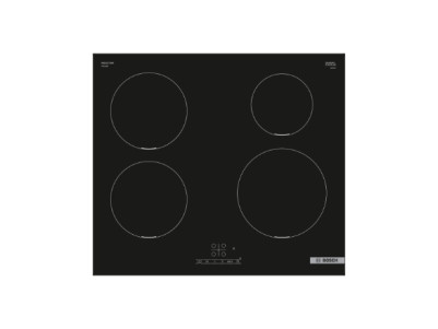 Bosch Hob | PIE611BB5E | Induction | Number of burners/cooking zones 4 | Touch | Timer | Black | Display