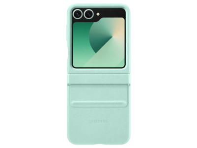 Samsung | Case | Samsung | Galaxy Z Flip 6 | Leather | Green