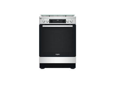 Whirlpool Cooker | WS68G8CHX/E/1 | Hob type Gas | Oven type Electric | Stainless Steel | Width 60 cm | Digital | Depth 60 cm | 7