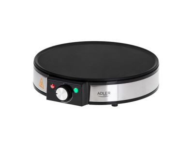 Adler | Crepe Maker | AD 3058 | 1600 W | Number of pastry 1 | Crepe | Stainless Steel/Black