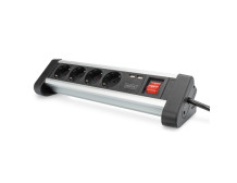 Digitus | Office Power Strip | DA-70614 | Silver/Black