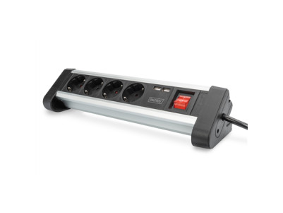 Digitus | Office Power Strip | DA-70614 | Silver/Black