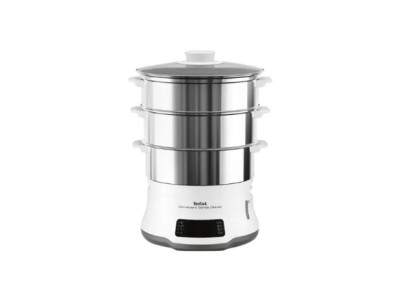 TEFAL Steamer Pot | VC502D10 | 0.7 L | Number of programs 8 | White/Stainless Steel