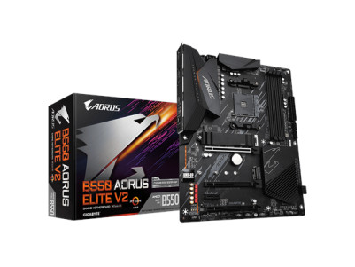 Gigabyte | B550 AORUS ELITE V2 1.0 | Processor family AMD | Processor socket AM4 | DDR4 DIMM | Memory slots 2 | Chipset AMD B | 