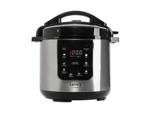 Camry | Pressure cooker | CR 6409 | 1500 W | Alluminium pot | 6 L | Number of programs 8 | Stainless steel/Black