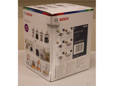 SALE OUT. Bosch MCM3110W Food processor, 800W, Bowl capacity: 2.3L, 2 speed settings, White/Grey | Bosch | Kitchen machine Multi