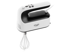 Adler Hand Mixer | AD 4229 | Hand Mixer | 600 W | Number of speeds 9 | Turbo mode | Black/White