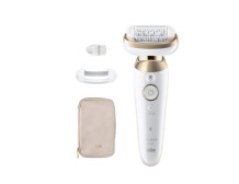 Braun Epilator | 9-011 3D Silk-epil 9 Flex | Operating time (max) 50 min | Number of power levels 2 | Wet & Dry | White/Gold