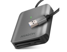 AXAGON Aluminum high-speed USB-A 3.2 Gen 1 memory card reader, 3 slots | CRE-S3