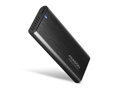 AXAGON External USB-C 3.2 Gen 2 metal box for M.2 NVMe & SATA SSD disks