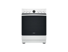 INDESIT | Cooker | IS67V8CHW/E | Hob type Vitroceramic | Oven type Electric | White | Width 60 cm | Grilling | Depth 60 cm | 69 