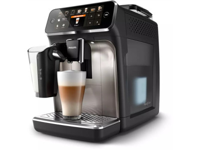 Philips | Series 5400 Coffee Maker | EP5447/90 | Pump pressure 15 bar | Built-in milk frother | Fully Automatic | 1500 W | Black