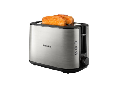 Philips | Toaster | HD2650/90 Viva Collection | Power 950 W | Number of slots 2 | Housing material Metal | Stainless Steel