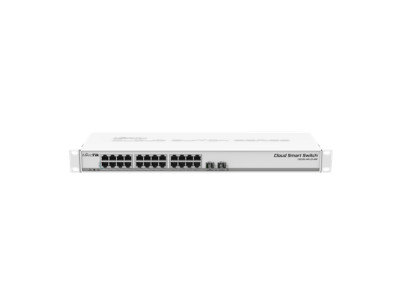 MikroTik | Cloud Smart Switch | CSS326-24G-2S+RM | Managed L2 | Rackmountable | Gigabit Ethernet (copper) ports quantity 24 | SF