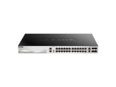 D-Link | DGS-3130-30TS | Switch | Managed L3 | Rack mountable | Gigabit Ethernet (copper) ports quantity 24 | 10 Gbps (RJ-45) po