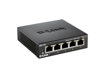 D-Link | Ethernet Switch | DGS-105/E | Unmanaged | Desktop | Gigabit Ethernet (copper) ports quantity 5 | 60 month(s)