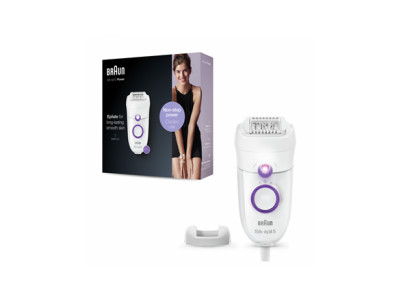 Braun | Epilator | SE5505P Silk-epil | Operating time (max) min | Bulb lifetime (flashes) | Number of power levels | White