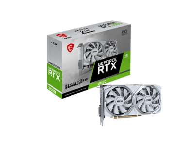 MSI GeForce RTX 3050 VENTUS 2X XS WHITE 8G OC | NVIDIA | 8 GB | GeForce RTX 3050 | GDDR6 | HDMI ports quantity 1 | 128-bit