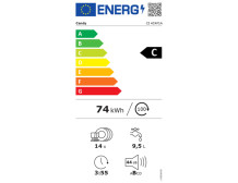 Candy Dishwasher | CI 4C4F1A | Built-in | Width 60 cm | Number of place settings 14 | Number of programs 8 | Energy efficiency c